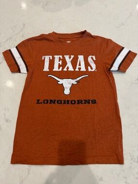 Texas Longhorns Kids Short Sleeve Tee - Burnt Orange size youth S